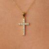 Collana con Croce Pendente in Argento 925  AS1106