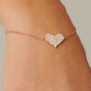 Bracciale charms Cuore in argento 925  AS1179